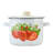 Strawberry Enamelware Steel Pot with Lid