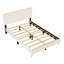Lit plateforme tapissier Menlo-1017991397