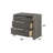 Jehoram Gray Finish Nightstand