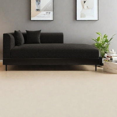 Fauteuil inclinable ergonomique en velours givré