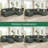 Anureet Latitude Run® Corduroy Sleeper Sectional U Shaped Modular Sofa Bed With Storage Space-310609822