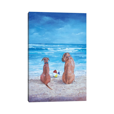«Best Friends» par Sinisa Saratlic - peinture sur toile tendue