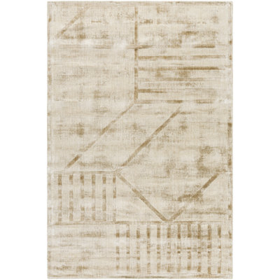 Onetta Hand Loomed Viscose Geometric Indoor Rug