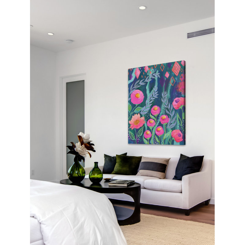 «Hidden Gems» par Jill Lambert - reproduction d'art sur toile, H 36 po x l 30 po x P 1,5 po