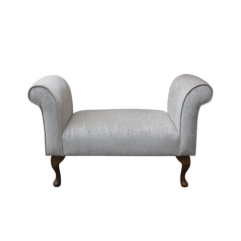 Upholstered Storage Bench, Abstract, Green