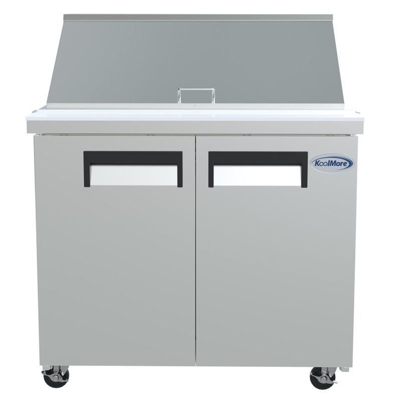 Station de préparation en acier inoxydable, L 38 po x L 51 po