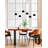 Kerlin 6 - Light Black LED Cluster Pendant