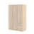 Cairo Oak Effect Compact 3 Door 3 Drawer Space-saving Wardrobe