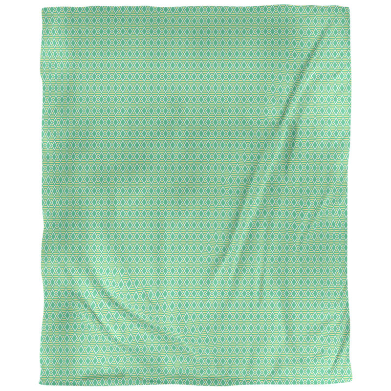 Housse de couette Katelyn Elizabeth, Housse de couette pour très grand lit, Vert mer / jaune