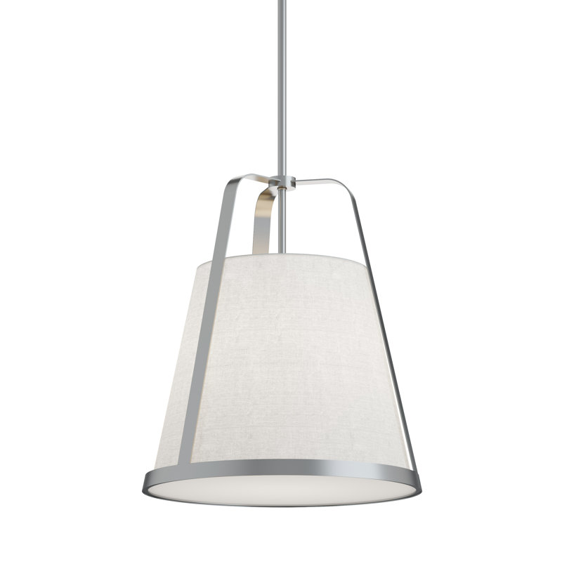 Luminaire suspendu 18 po Lizzette, Nickel satiné