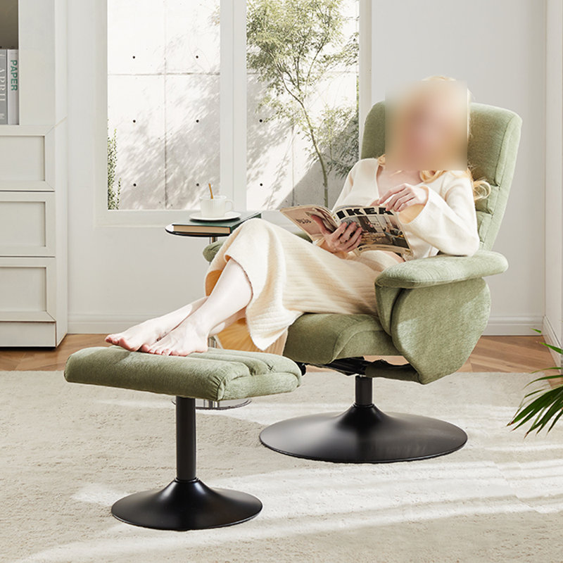 Chenille Comfortable Lounge Chair, Green