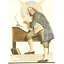«Independence Benjamin Franklin» par Norman Rockwell, toile tendue avec châssis-1454235505