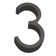 5" Floating Mount House Number