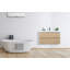 Base de meuble-lavabo simple 36 po fixée au mur seulement-57912180