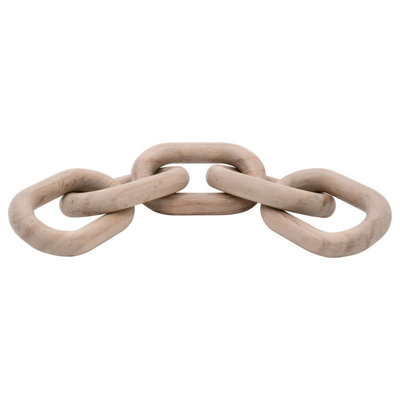 Guthki Kai Reclaimed Wood Chain Links Sculpture
