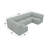 Fleener 124" Sunbrella® Outdoor U Sectional-125469627