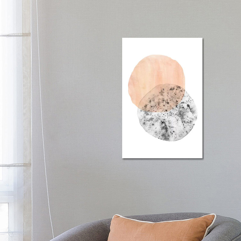 Shapes by Whales Way - Painting on Canvas, Wrapped Canvas, 66.04cm H x 45.72cm W x 3.81cm D
