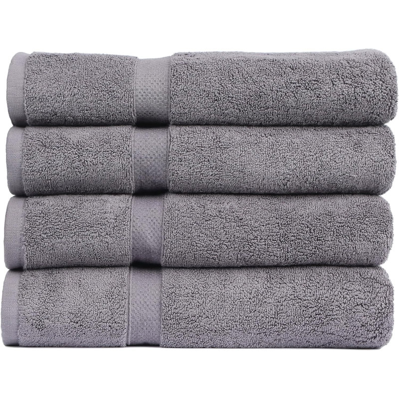 Cotton Bath Towel, Gray