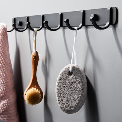 Glendle Aluminium 5 - Hook Coat Rack