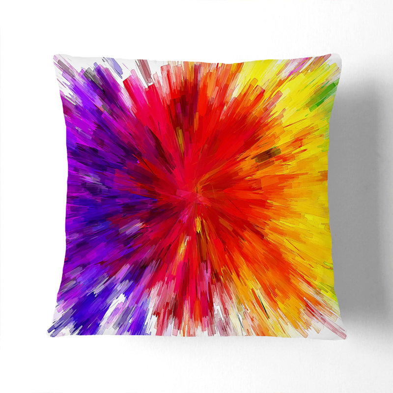 Abstract Square Cushion, 55cm H x 55cm W x 20cm D