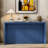 Console Table With Simple Lines And Rear Panel-2134829029