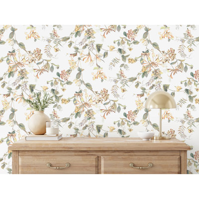 Amogh Collection Summer Floral Bouquet 10.05m x 53cm Wallpaper Roll