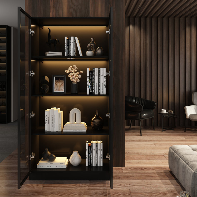 Hoschton Dining Cabinet, Black