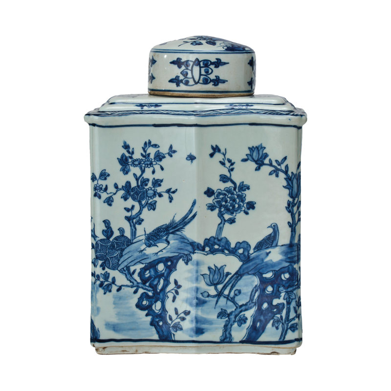 Pot à gingembre rétro en porcelaine