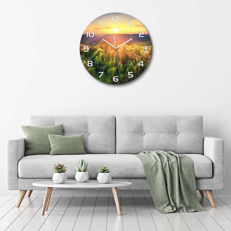 Jhaden Glass Wall Clock