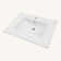 30.2"X18.5" White Rectangular Single Vanity Top With 1 Faucet Hole And Overflow(Sink Only)