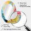 Cubic Soft Colors Tiles II - Miroir mural moderne multicolore-2070446321