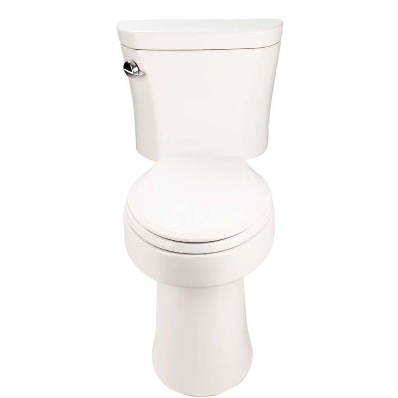 1,28 Toilette, 4,8 Siphonic à deux chasse d'eau, Simple côté, Hauteur, Blanc brillant 004, Installation de salle de bain deux, Électroménager