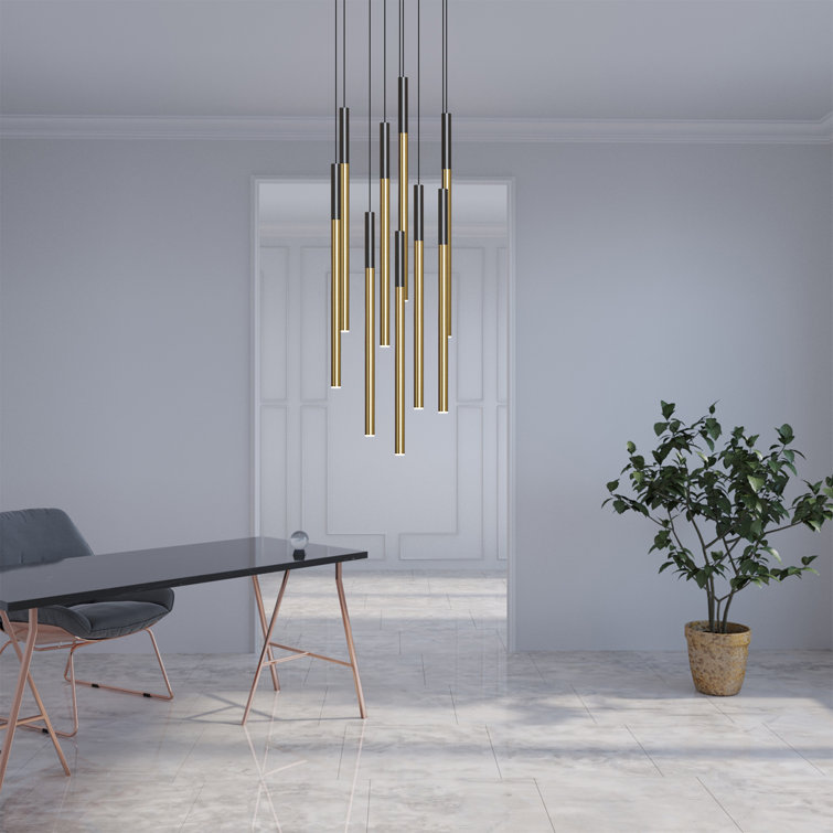 Baileyton 9 - Light Cluster Cylinder LED Pendant