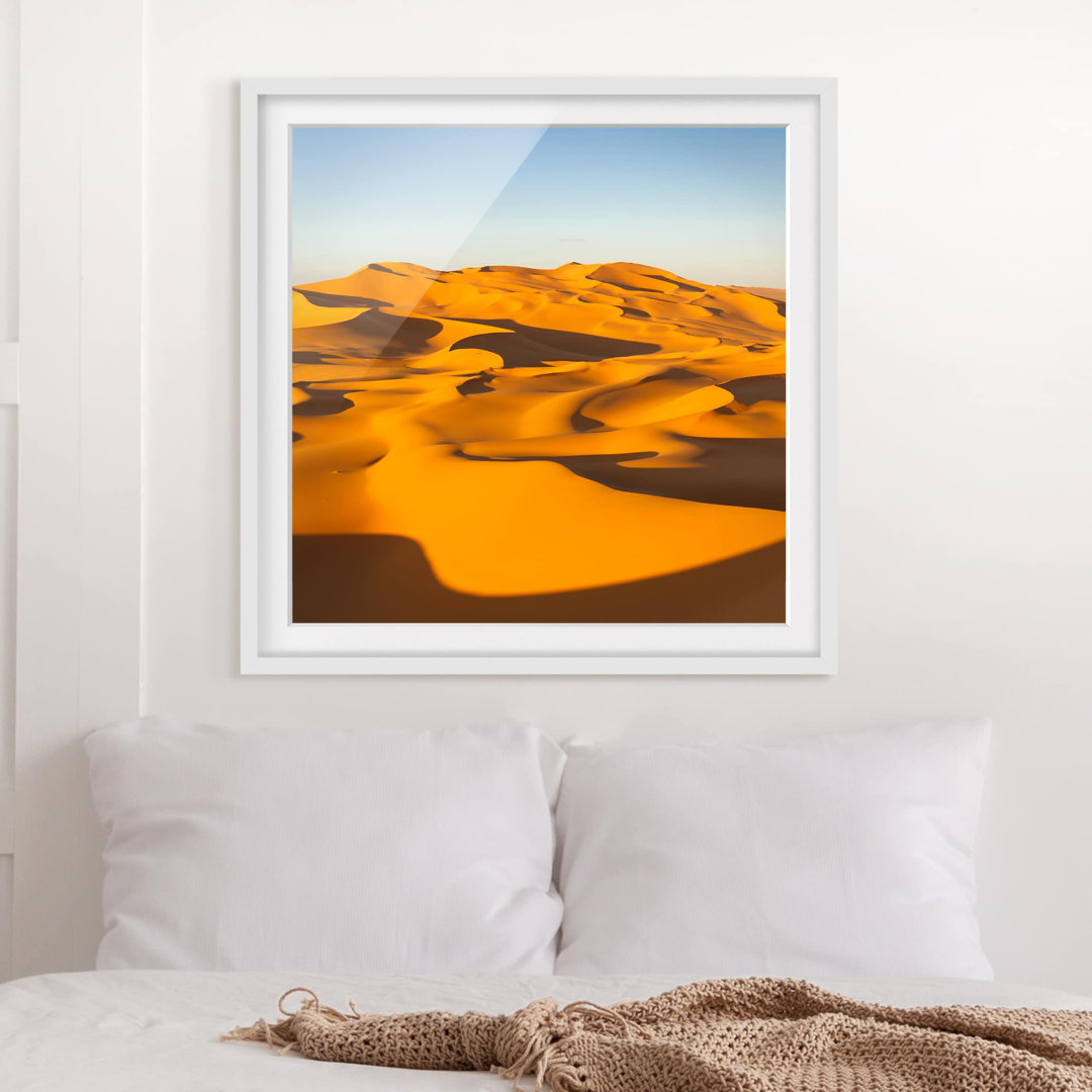 Gerahmter Fotodruck Murzuq Desert in Libya