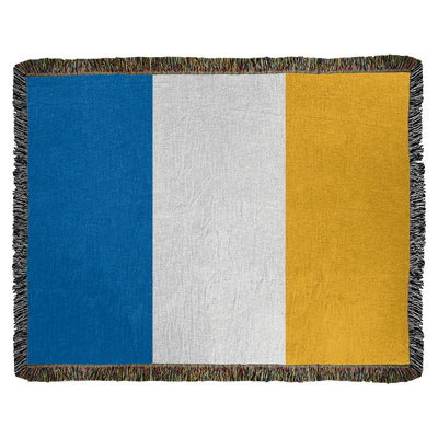 Couverture en coton basket Golden State