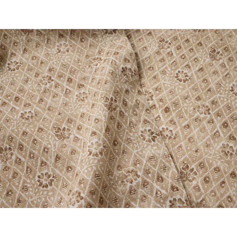 Coral Bell Print Runner, Chestnut