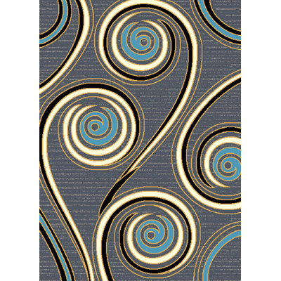 Tapis gris zone tourbillon Littell