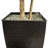 72'' Faux Fiddle Leaf Fig Tree in Metal Planter-86934551
