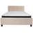 Aluino Button Tufted Platform Bed with Memory Foam Pocket Spring Mattress-129474196-129474199