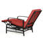 Chaise de patio inclinable avec coussins Baldewijn-296323850