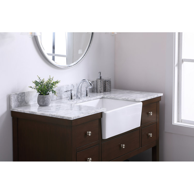 Ensemble de meuble-lavabo simple 48 po Moton, Teck