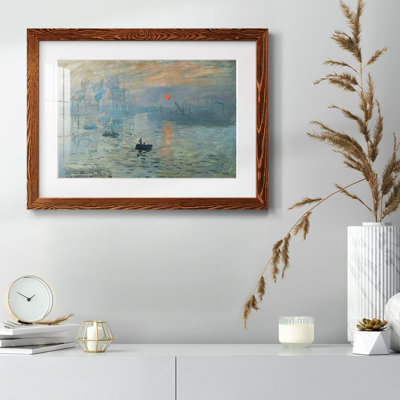 Sunrise By Monet, reproduction d'art encadrée