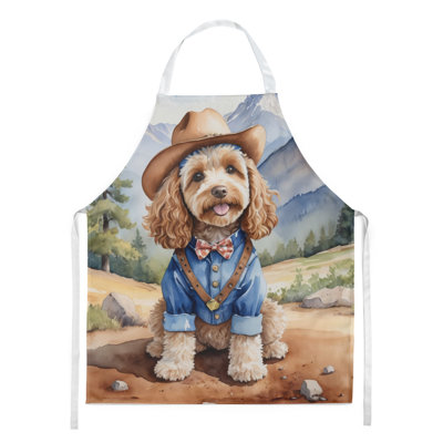 Tablier de bienvenue Cockapoo Cowboy