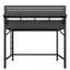 Structure de lit mezzanine pleine grandeur avec tablettes de rangement et panneau perforé, lit mezzanine en métal avec ports USB et lumières DEL, sécuritaire et robuste-133037886