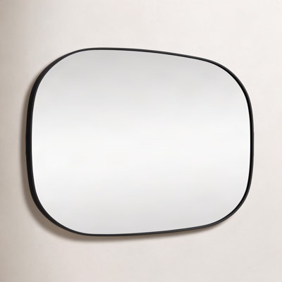Sabine Metal Curved Oval Wall Mirror