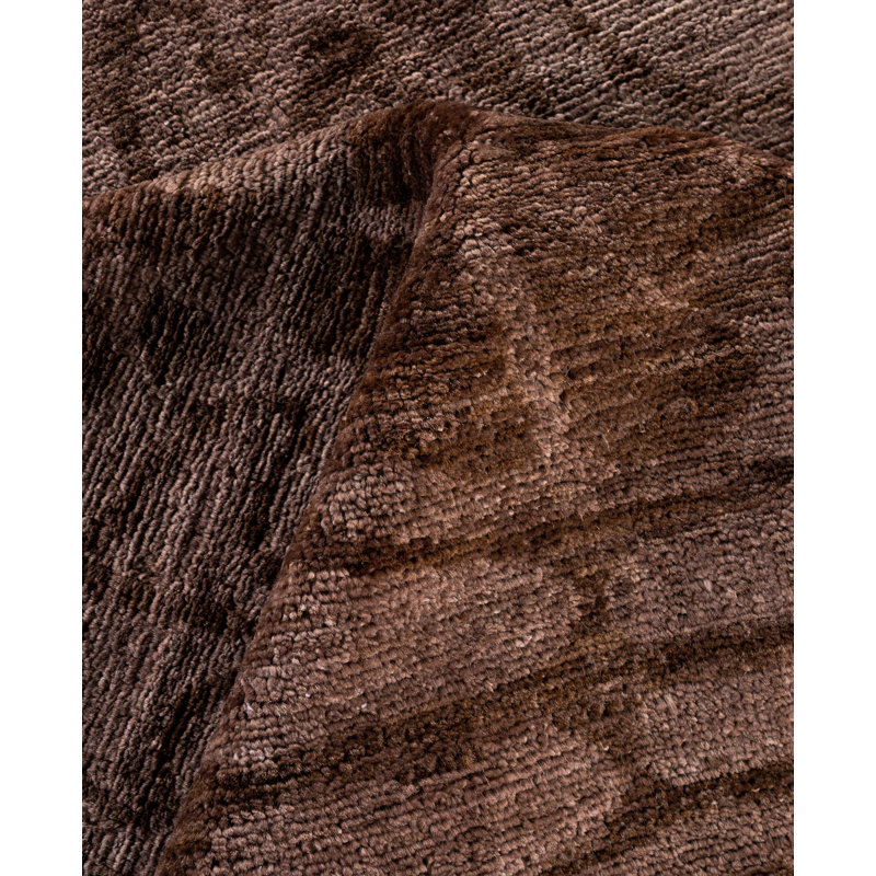 Overdyed One-of-a-Kind 10' 2" X 12' 10" Hand Knotted Area Rug