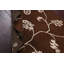 Tapis oriental abstrait à imprimé nature 6 x 8