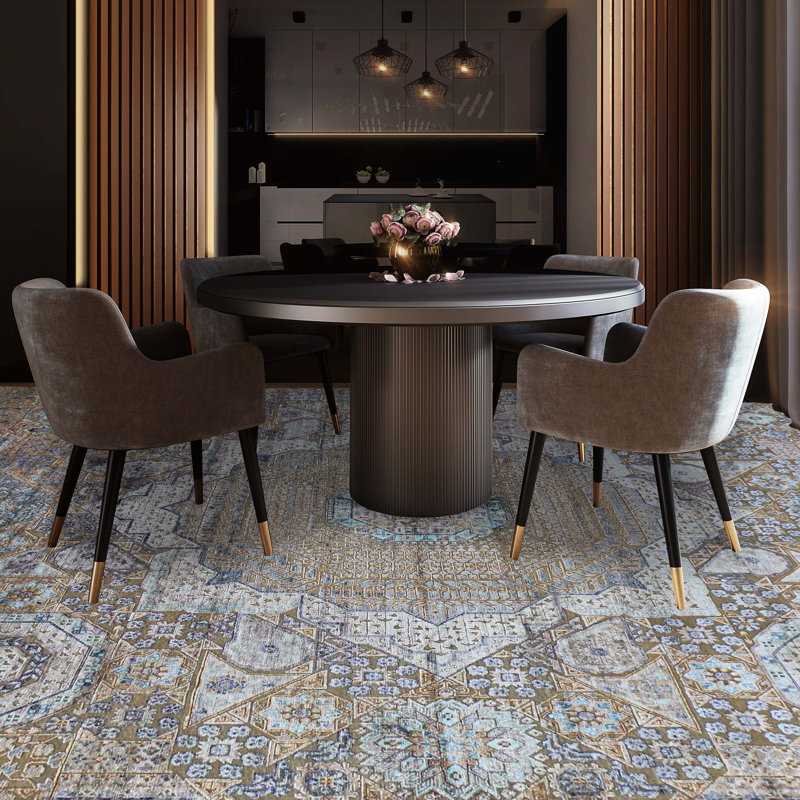 Moroccan Area Rug, Rectangle 9' x 12'