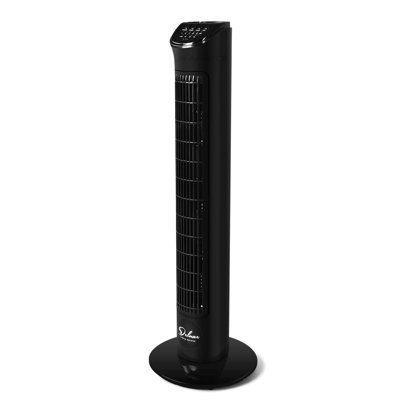 32 In. Black Electric Oscillating Tower Fan With Remote Control For Indoor, Bedroom And Home Office