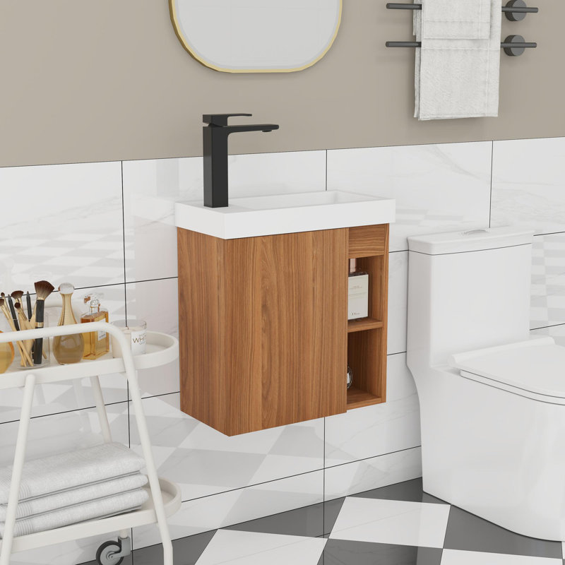 Meuble-lavabo mural 20 po avec lavabo
